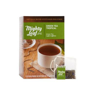 Expires December 2024 Clearance Mighty Leaf Green Tea Tropical 15 Tea Pouches