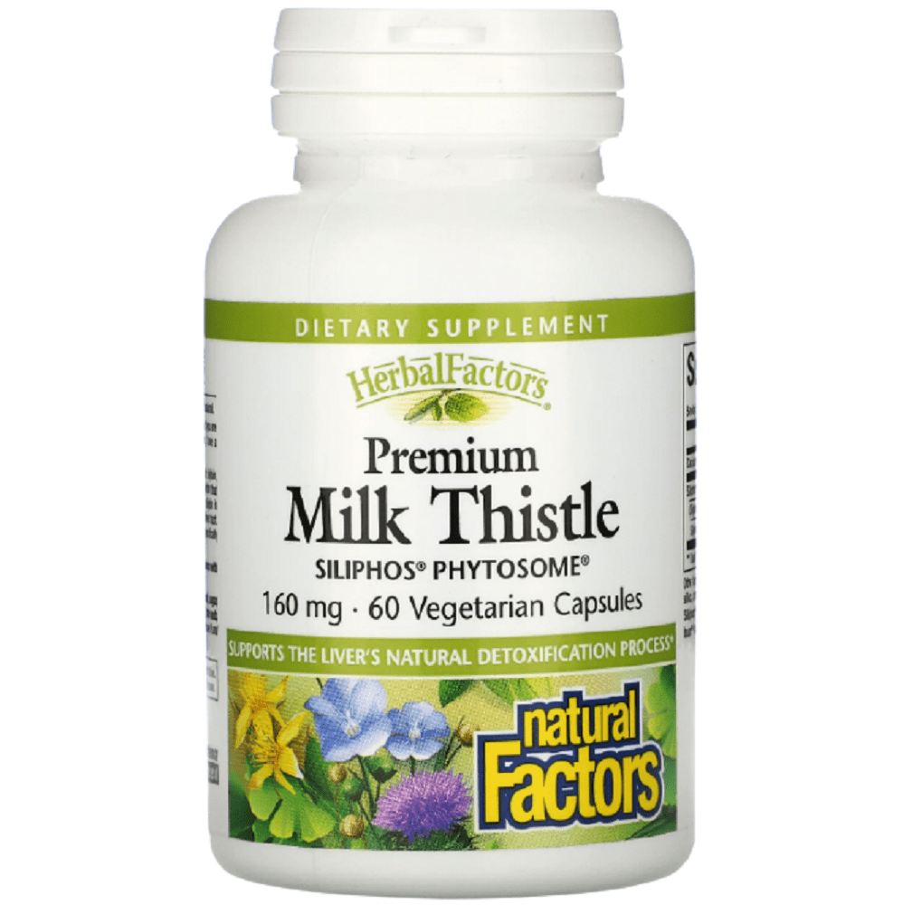 Natural Factors Herbal Factors Premium Milk Thystle Siliphos Phytosome