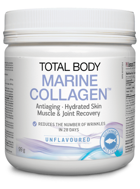 Expires March 2025 Clearance Natural Factors Total Body Marine Collagen Unflavoured 99g Powder