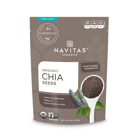 Expires February 2025 Clearance Navitas Organics Chia Seeds 227 Grams