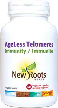 Expires February 2025 Clearance New Roots Herbal AgeLess Telomeres Immunity 60 Veg Capsules