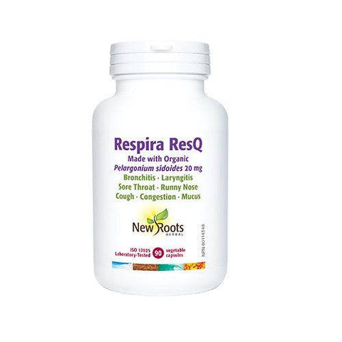 Expires March 2025 Clearance New Roots Herbal Respira ResQ 90 Capsules