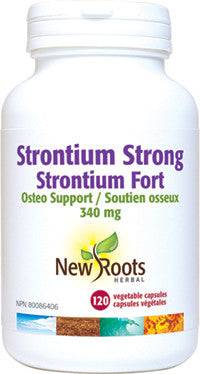 Expires February 2025 Clearance New Roots Herbal Strontium Strong Osteo Support 340mg 120 Vegetable Capsules