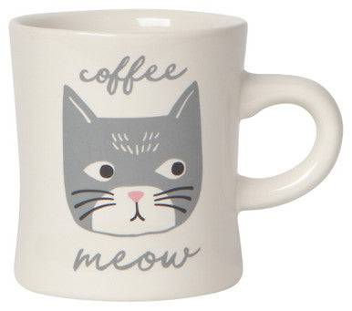 Now Designs Cats Meow Diner Mug 12 oz