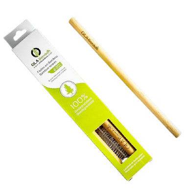 OLA Bamboo - Bamboo Straws 6 Pack