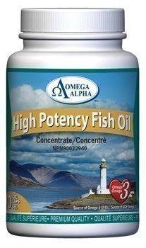 Omega Alpha High Potency Fish Oil Concentrate 90 Softgels