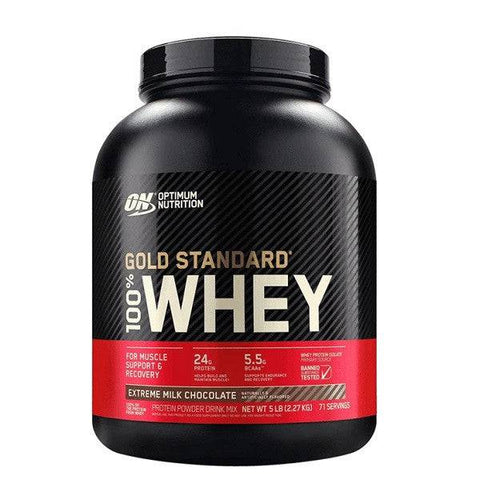 Expires March 2025 Clearance Optimum Nutrition Gold Standard 100% Whey Protein Extreme Milk Chocolate 5lbs