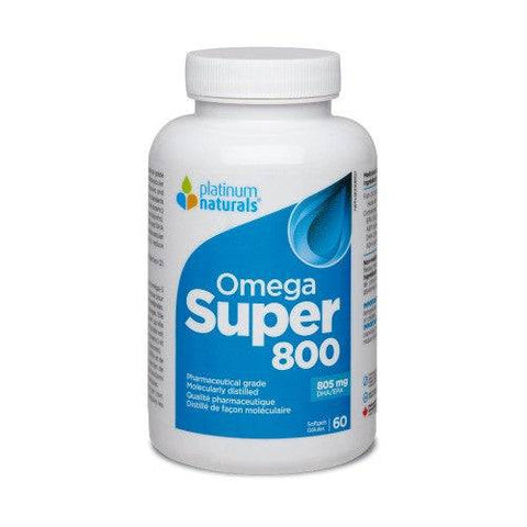 Expires October 2024 Clearance Platinum Naturals Omega Super 800 60 Softgels