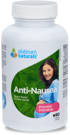 Expires October 2024 Clearance Platinum Naturals Prenatal Anti-Nausea 60 Softgels