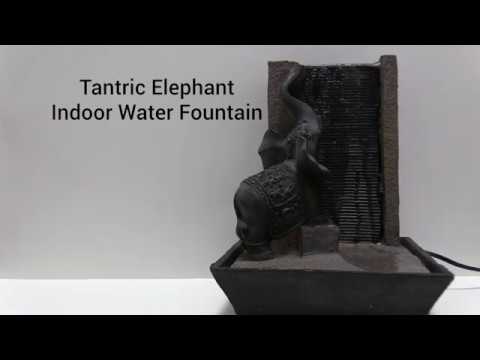 Relaxus Tantric Elephant Indoor Water Fountain