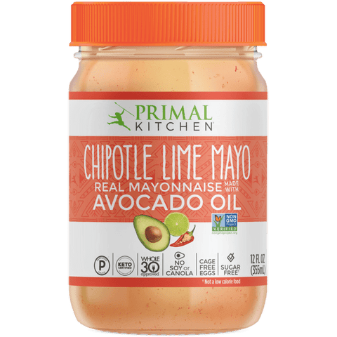 Expires April 2025 Clearance Primal Kitchen Mayo Chipotle Lime with Avocado Oil 355ml