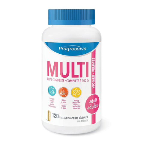 Expires November 2024 Clearance Progressive MultiVitamins for Adult Women 120 Capsules