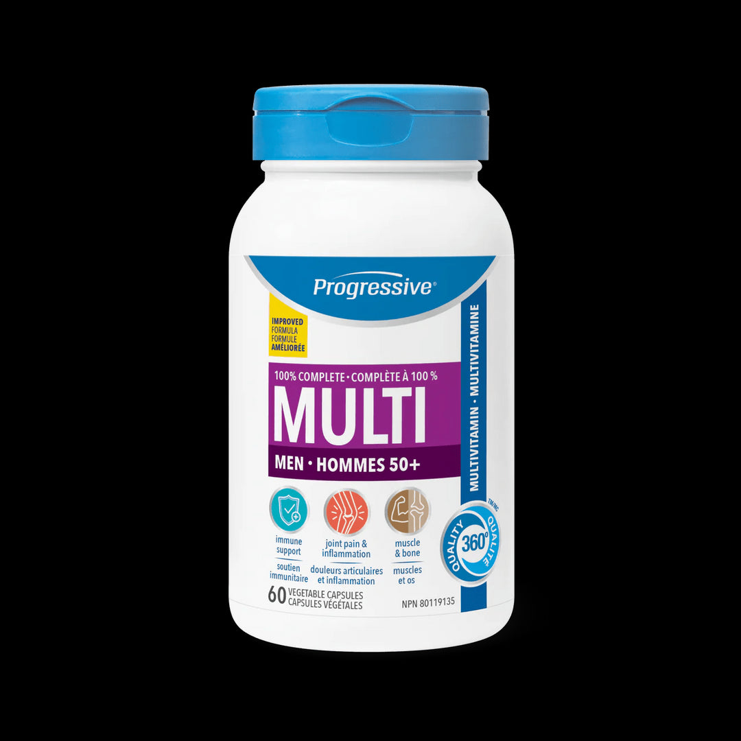 Progressive MultiVitamins for Men 50+ (Improved Formula)