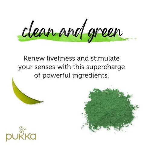 Pukka Supreme Matcha Green Organic Herbal Tea 20 Sachets - YesWellness.com