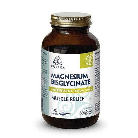 Expires February 2025 Clearance Purica Magnesium Bisglycinate Effervescent Raspberry 150g