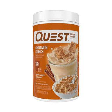 Expires March 2025 Clearance Quest Protein Powder Cinnamon Crunch 726 g