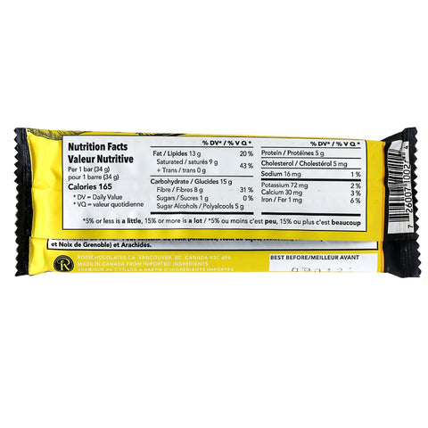 Ross Chocolates Milk Chocolate Bar With Lemon Coconut Sweetened With Stevia 12x34g - YesWellness.com