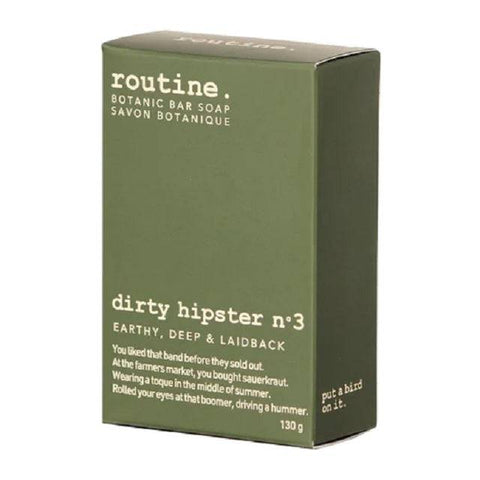 Routine Botanic Bar Soap Dirty Hipster 130g - YesWellness.com