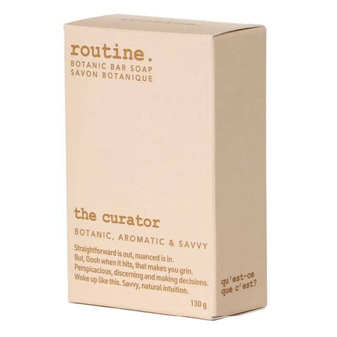 Routine Botanic Bar Soap The Curator 130g - YesWellness.com