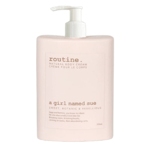 Routine Natural Body Cream A Girl Named Sue 350mL - YesWellness.com