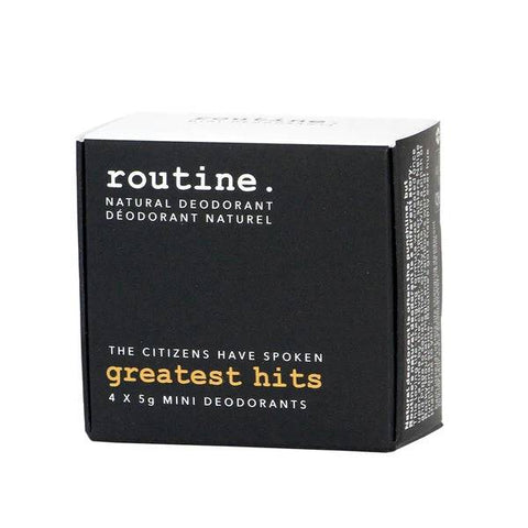 Routine Natural Deodorant Greatest Hits 4x5g - YesWellness.com