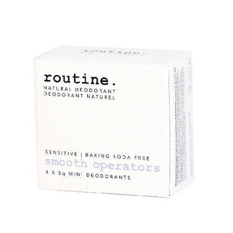 Routine Natural Deodorant Smooth Operators 4x5g - YesWellness.com