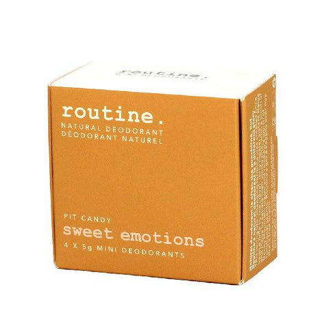 Routine Natural Deodorant Sweet Emotions 4x5g - YesWellness.com