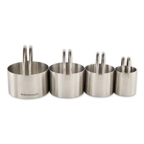 RSVP International Biscuit Cutters - Round Set of 4 - YesWellness.com