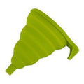 RSVP International Collapsible Silicone Funnel - Green - YesWellness.com