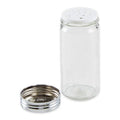 RSVP International Glass Bottle - Round - Chrome Lid - 3Oz - YesWellness.com