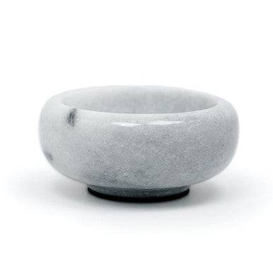 RSVP International Herb Salt Bowl - White Marble - YesWellness.com