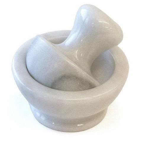 RSVP International Marble Spice Grinder - White - YesWellness.com