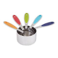 RSVP International Measuring Cups - Colour Handle Set of 5 - YesWellness.com