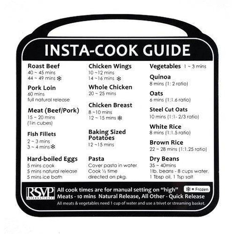 RSVP International Removable Insta Cook Label - YesWellness.com