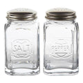 RSVP International Retro Glass Salt & Pepper Set - Clear - YesWellness.com