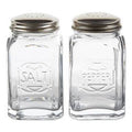 RSVP International Retro Glass Salt & Pepper Set - Clear - YesWellness.com