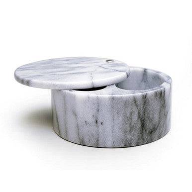 RSVP International Salt Box - White Marble - YesWellness.com