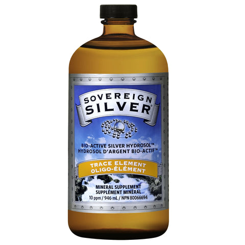 Expires April 2025 Clearance Sovereign Silver Bio Active Silver Hydrosol Trace Element 10ppm 946 mL