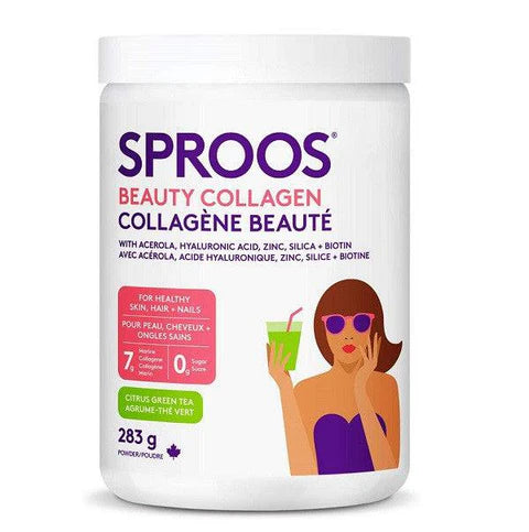 Expires October 2024 Clearance Sproos Beauty Collagen - Citrus Green Tea  283g