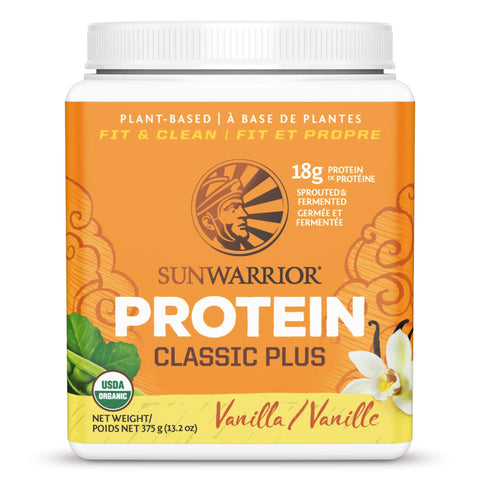 Expires March 2025 Clearance Sunwarrior Classic Plus Protein Vanilla 375 g