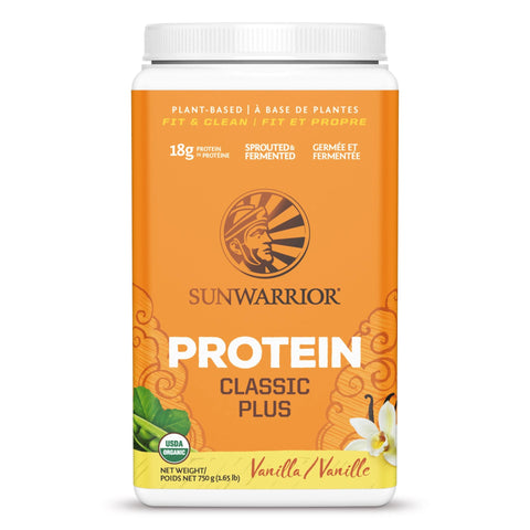 Expires March 2025 Clearance Sunwarrior Classic Plus Protein Vanilla 750 g