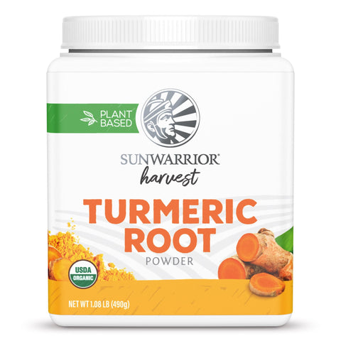 Expires February 2025 Clearance Sunwarrior Harvest Plant Based Turmeric Root Powder 490g