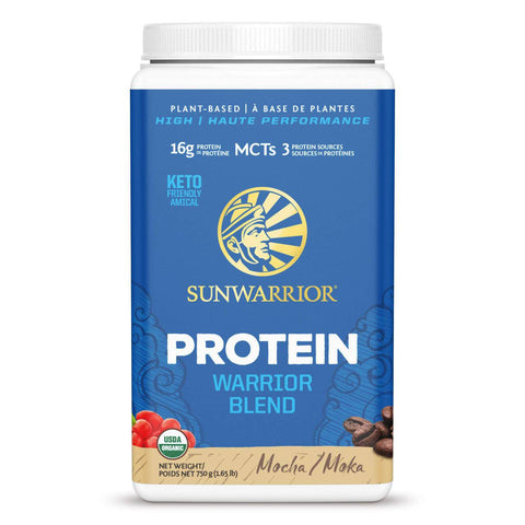 Expires February 2025 Clearance Sunwarrior Warrior Blend Protein Mocha 750 g