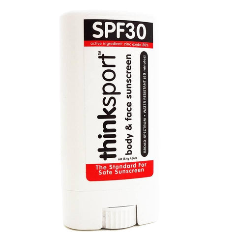 Expires April 2025 Clearance Thinksport Face & Body Sunscreen Stick 30+ SPF 18.4g