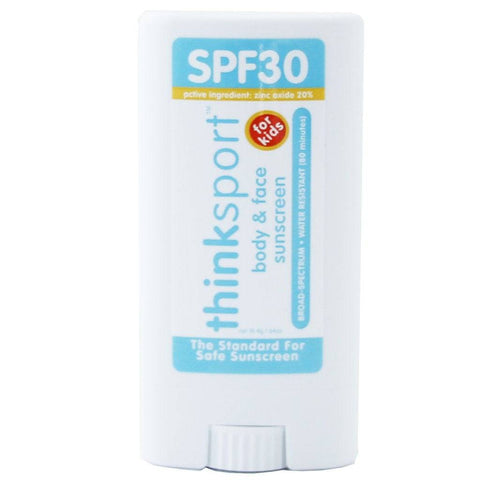 Expires April 2025 Clearance Thinksport Kids Face & Body Stick SPF 30 Water Resistant 18.4g