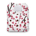 Thirsties Natural One Size All In One Hook and Loop Diaper - Sakura - YesWellness.com