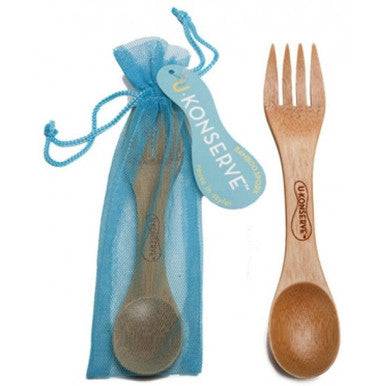 U-Konserve Bamboo Utensil Sky 1 Count