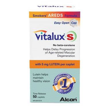 Expires March 2025 Clearance Vitalux-S Multivitamin/Multimineral AREDS Formula with 5mg Lutein 50 Time Release Caplets