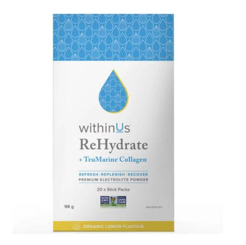 Expires January 2025 Clearance withinUs ReHydrate + TruMarine Collagen Stick Packs